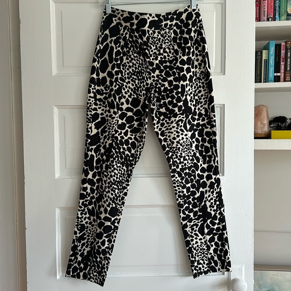 Who What Wear Spotted Pants with Split Hem - Picture 2 of 5
